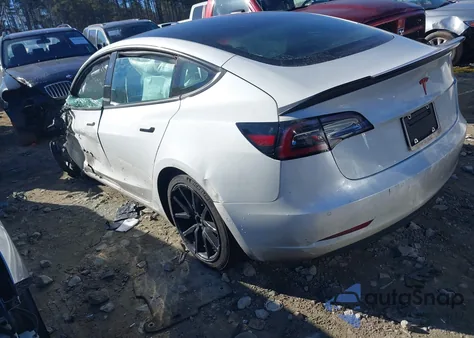 2022 Tesla Model 3 Rear-Wheel Drive из США, поврежденный, VIN 5YJ3E1EA5NF154878